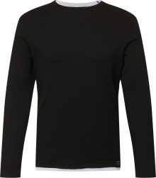 Tričko \'STEFANO\' Key Largo černá / bílá