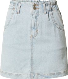 Sukně Topshop světlemodrá