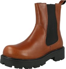 Chelsea boty \'Cosmo\' VAGABOND SHOEMAKERS koňaková / černá
