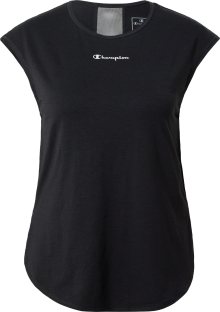 Funkční tričko Champion Authentic Athletic Apparel černá / bílá