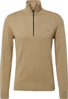 Svetr \'Kanobix\' Boss Orange tmavě béžová