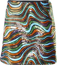 Sukně \'ZULEY\' Guess nebeská modř / kiwi / tmavě fialová / humrová