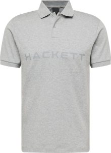 Tričko Hackett London šedá / šedý melír