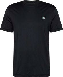 Funkční tričko Lacoste Sport zelená / černá / bílá