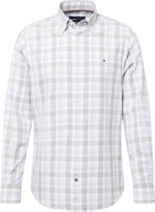 Košile Tommy Hilfiger režná / světle šedá / bílá