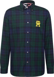 Košile Tommy Hilfiger marine modrá / žlutá / zelená
