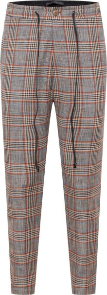 Kalhoty \'JEGER\' drykorn hnědá / karamelová / šedá