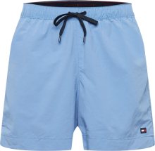 Plavecké šortky Tommy Hilfiger Underwear marine modrá / světlemodrá / červená / bílá
