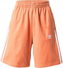 Kalhoty adidas Originals oranžová / bílá