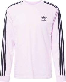 Tričko adidas Originals pastelová fialová / černá