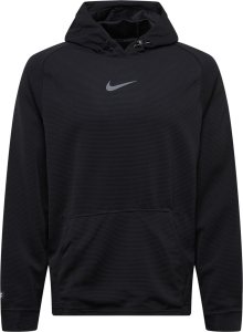 Sportovní mikina Nike šedá / černá
