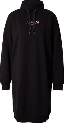 Šaty Armani Exchange světle růžová / brusinková / černá / bílá