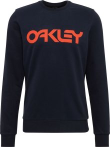 Sportovní mikina \'B1B Crew\' Oakley tmavě modrá / tmavě oranžová