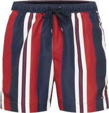 Plavecké šortky Tommy Hilfiger Underwear modrá / červená / bílá