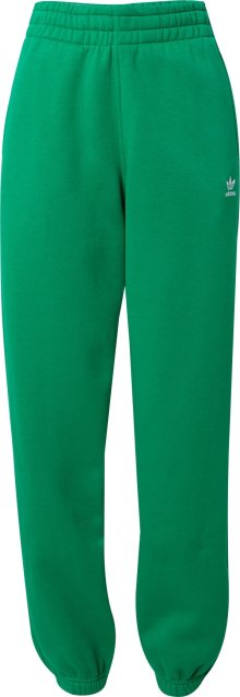 Kalhoty adidas Originals zelená / bílá