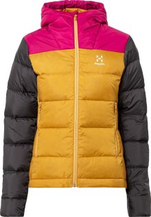 Outdoorová bunda \'Bield\' Haglöfs zlatá / pink / černá