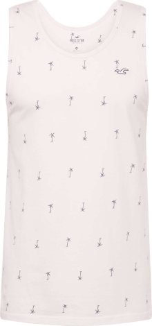 Tričko Hollister námořnická modř / pastelově růžová
