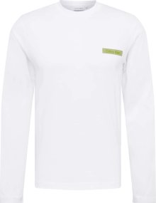 Tričko Calvin Klein antracitová / zelená / bílá