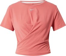 Funkční tričko Nike světle šedá / světle růžová
