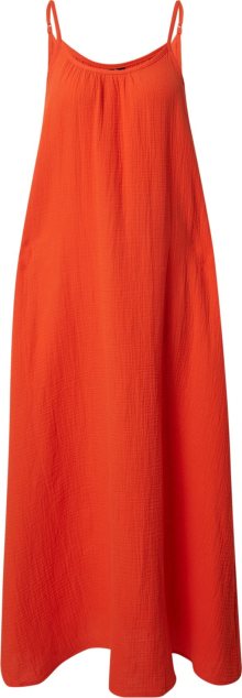 Letní šaty \'NATALI\' Vero Moda oranžově červená