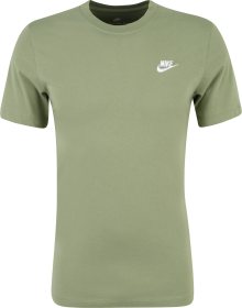 Tričko Nike zelená / bílá