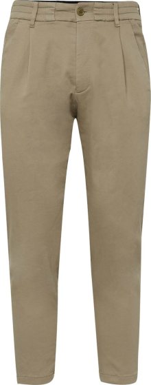 Kalhoty se sklady v pase \'CHASY\' drykorn khaki