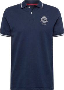 Tričko Hackett London námořnická modř / bílá
