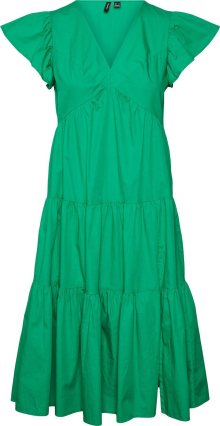 Šaty \'Jarlotte\' Vero Moda trávově zelená