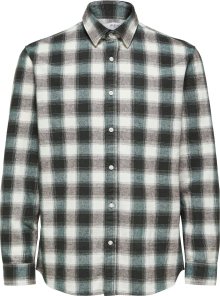 Košile \'Baldo\' Selected Homme tmavě zelená / černá / bílá