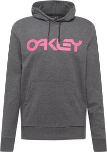 Sportovní mikina \'B1B PO\' Oakley tmavě šedá / pink