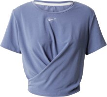 Funkční tričko Nike chladná modrá / stříbrná