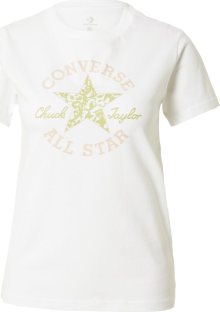 Tričko Converse světle zelená / růžová / bílá