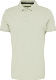 Tričko Hollister pastelově zelená / bílá