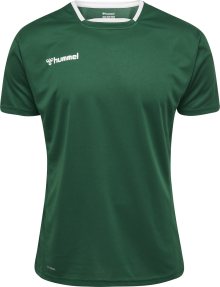 Funkční tričko Hummel šedá / zelená / černá / bílá