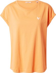 Tričko Esprit oranžová / bílá