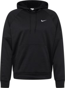 Sportovní mikina Nike černá / bílá