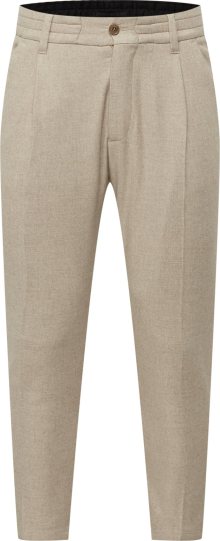 Kalhoty se sklady v pase \'Chasy\' drykorn cappuccino