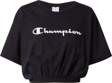 Tričko Champion Authentic Athletic Apparel černá / bílá
