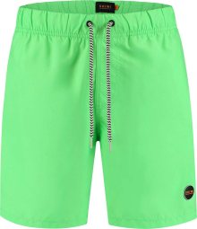Plavecké šortky \'Mike\' Shiwi svítivě zelená / černá / bílá
