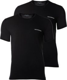 Tričko Emporio Armani černá / bílá