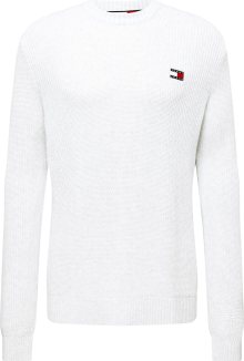 Svetr Tommy Jeans námořnická modř / jasně červená / přírodní bílá