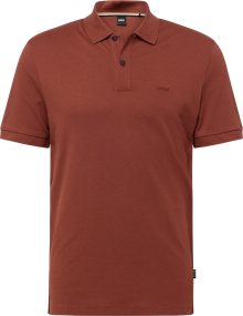 Tričko \'Pallas\' BOSS Black rezavě hnědá