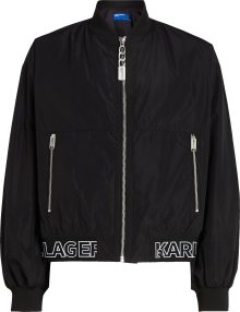 Přechodná bunda Karl Lagerfeld černá