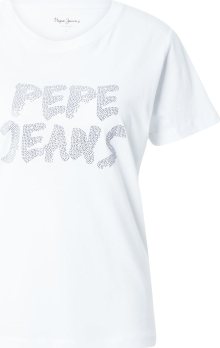 Tričko \'BRIA\' Pepe Jeans stříbrná / bílá