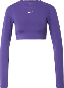 Funkční tričko Nike tmavě fialová / růžová