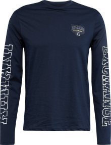Tričko Armani Exchange námořnická modř / stříbrná