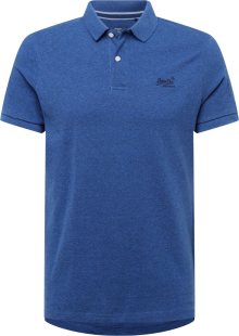 Tričko Superdry námořnická modř / modrý melír