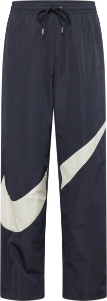 Kalhoty Nike Sportswear starobéžová / černá