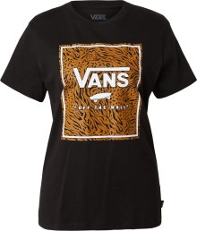 Tričko \'ANIMASH\' Vans hnědá / černá / bílá