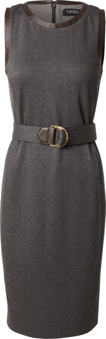Šaty \'LAOREEN\' Lauren Ralph Lauren tmavě hnědá / šedá / tmavě šedá